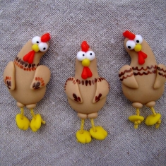 магниты петушки