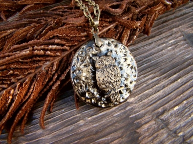 кулон из полимерной глины