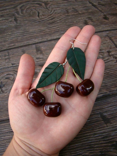 Длинные серьги