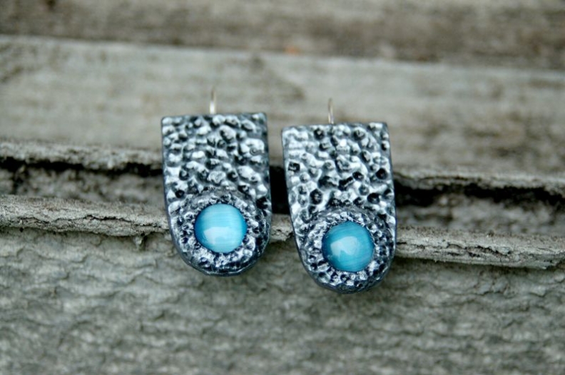 серьги ручной работы